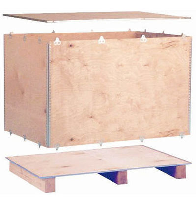 Buon prezzo Fumigation Scatola di legno pallet di legno compensato Scatola di legno fumigato per un facile sollevamento in linea