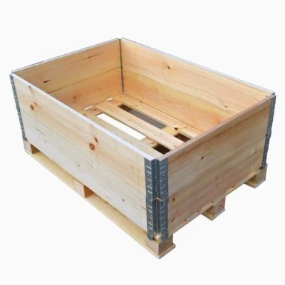 Buon prezzo Estetica Scatole di pallet in legno a 4 vie Scatola di coaming in legno in linea