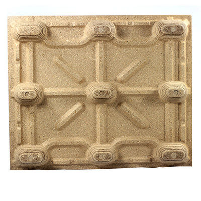 Buon prezzo Pallet di legno stampato compresso Fumigation Free Wood Fiber Eco Friendly Pallet di legno in linea