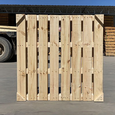 Buon prezzo Legno di qualità industriale Legno duro Spedizione durevole Riutilizzabile Impilabile Facile da maneggiare Palette per pavimenti commerciali in linea