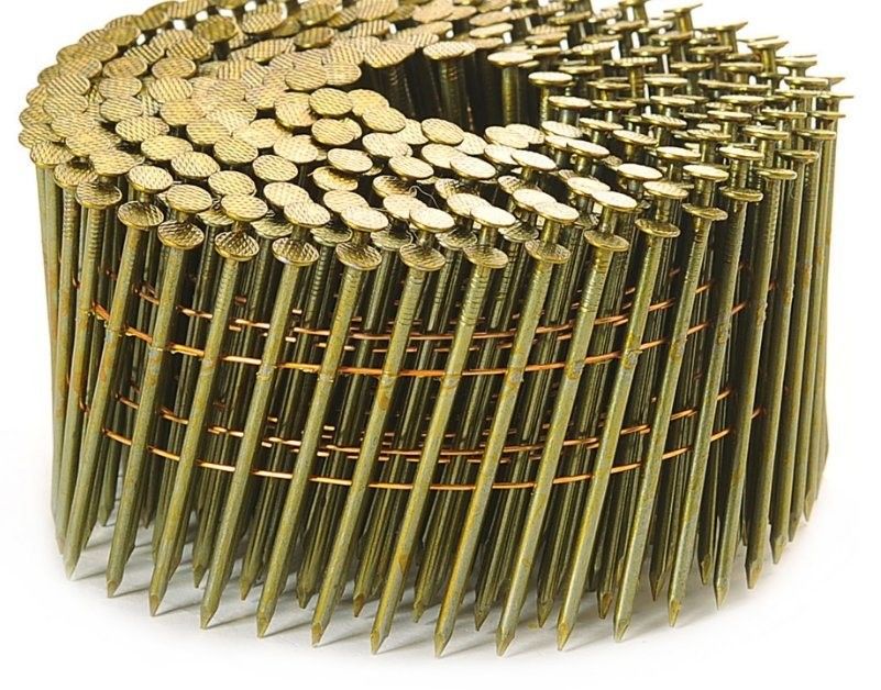 0.083 * 2 pollici di galvanizzazione bobina chiodo filo di vernice bianca chiodi per pallet
