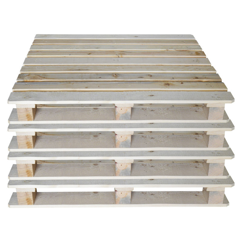 Pallet di legno fumigato a quattro lati Pallet di legno europeo Dimensione 1200 * 800 * 144