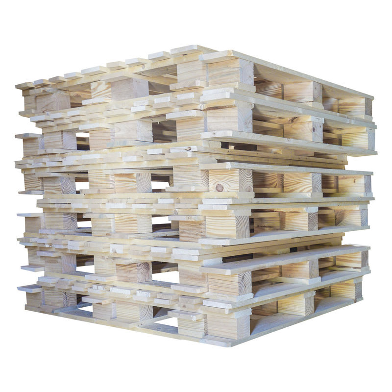 Palette di legno europee a quattro lati, dimensione forchetta, fatturato