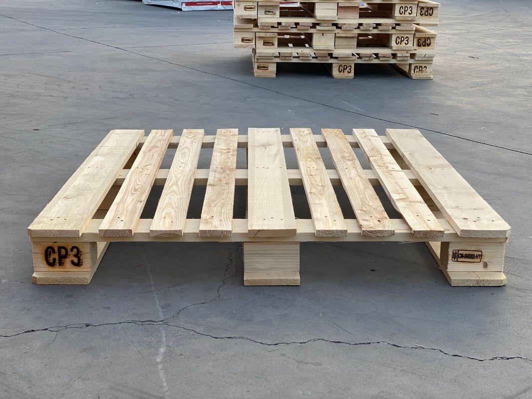 Paletti pesanti trattati con calore Paletti economici a 4 vie di ingresso Palette rinforzate magazzino durevole