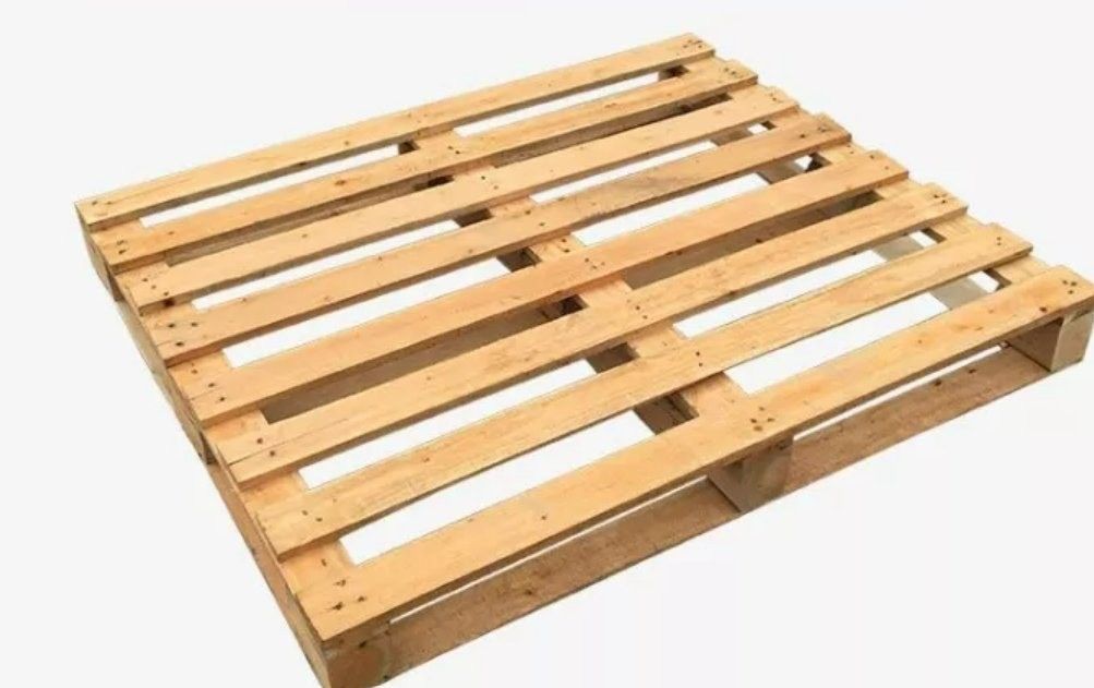 Pallet termicamente trattati in legno massello pallet a quattro vie durevoli per carrelli elevatori