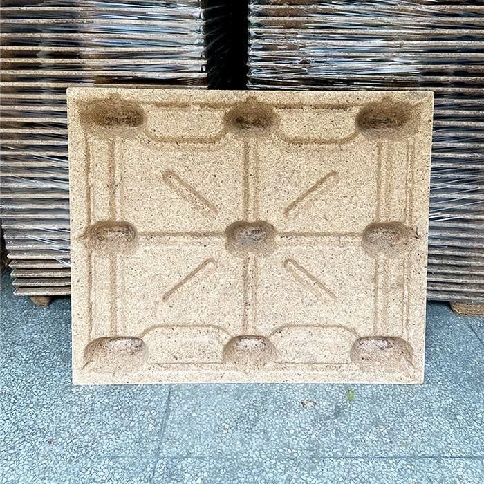 Fumigation Free Press Pallet in legno Euro Size Compress Pallet Modellato Pallet Tray