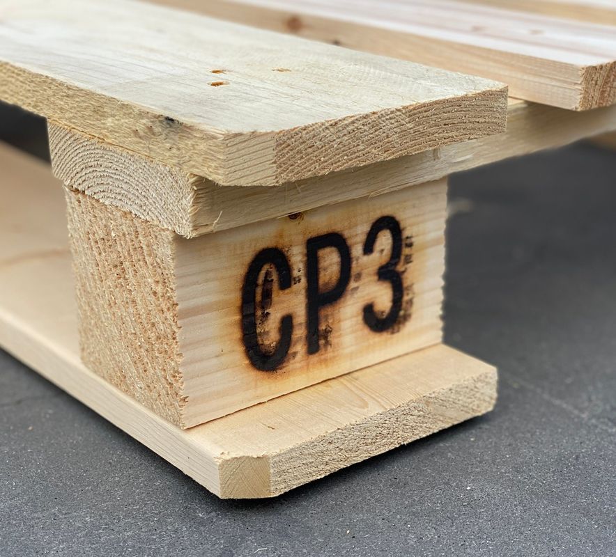 Fatturato delle merci Euro pallet Pallet di legno trattati termicamente per l'esportazione 4
