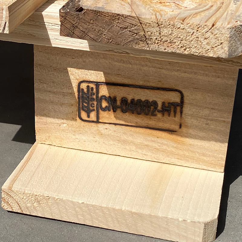 Stock Export EPAL Wood Pallet EURO Standards 4 Ways Entry Type