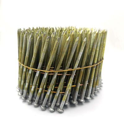Buon prezzo 2 1/4 & Prime Roofing Nail Coils Wire Pallet Collated Roofing Nail Clavos Helicoidales in linea