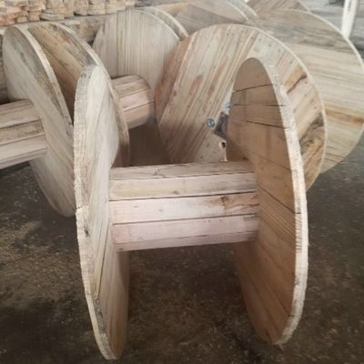 Buon prezzo Noce di quercia cavo di legno vuoto tamburo di pino grandi bobine elettriche in legno in linea
