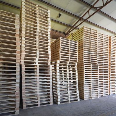 Buon prezzo 1200 x 800 pallet in legno di pino Euro pallet di alta sicurezza in linea