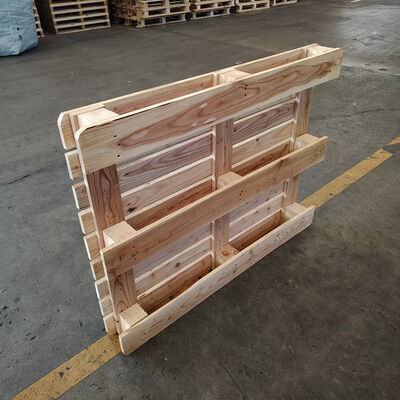 Buon prezzo Palette di legno trattate termicamente con dimensioni personalizzate per l'esportazione e la spedizione in linea